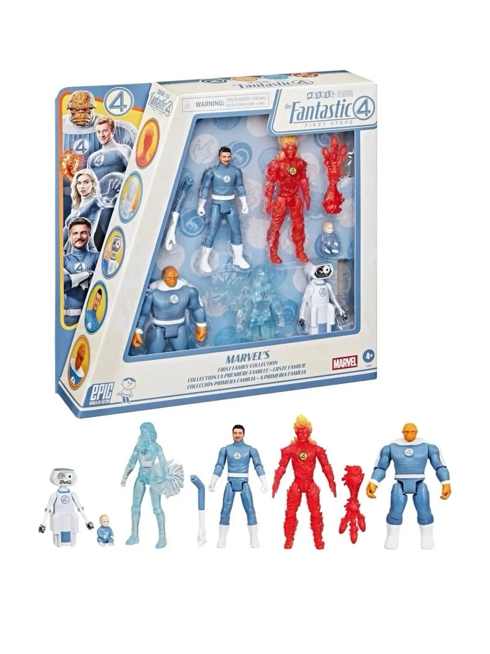The Fantastic Four Epic World Of Action Marvel’s First Family First Steps Toy